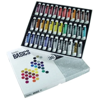 Image of Liquitex BASICS Acrylic Paint Tube 36 Piece Set