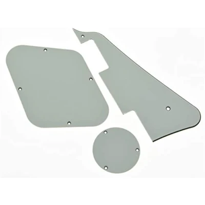 Image of Dopro Ivory 3 Ply LP Pickguard &amp; Rear Plate Switch Cavity Covers for Epiphone Les Paul