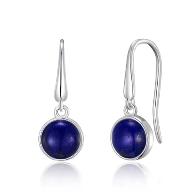 Image of Philip Jones Lapis Gemstone Drop Earrings
