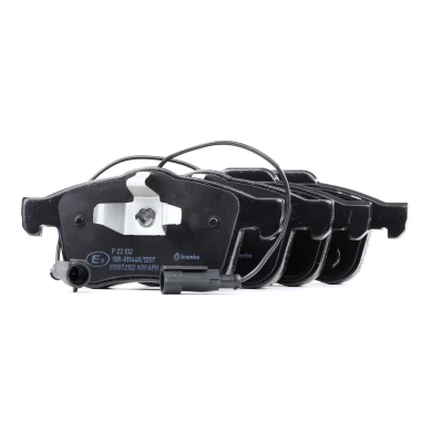 Image of 0000077365354, 77365354, 77367959 Brake pad set BREMBO P 23 132 incl. wear warning contact with piston clip without accessories