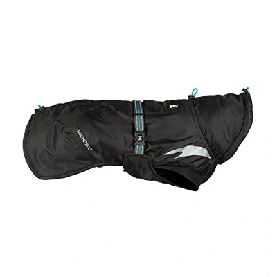 Image of Hurtta Summit Parka Dog Winter Coat, Raven, 20 in