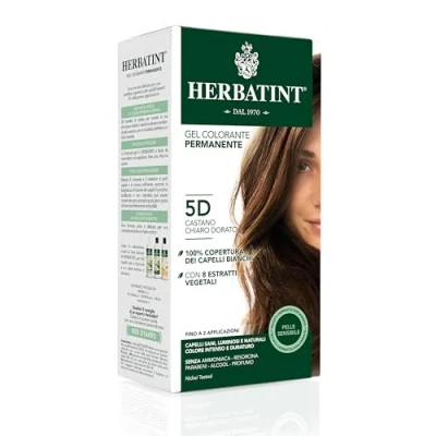Image of Herbatint Hair Dye 5D Light Golden Chestnut