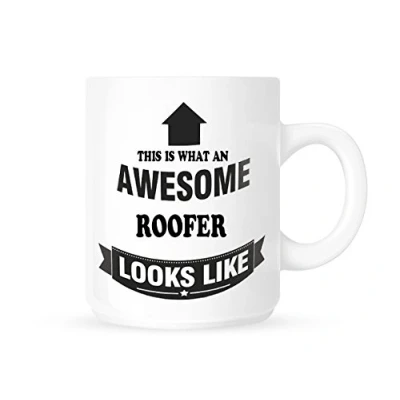 Image of This is What an Awesome Roofer Looks Like Tea/Coffee Mug/Cup Great Gift Idea