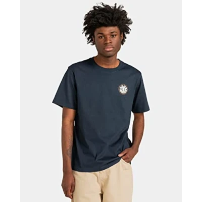 Image of Element Seal T Shirt Men Blue.
