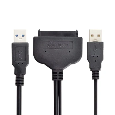 Image of YC Chenyang CY Sata to USB 3.0 Adapter Cable with Extra 5V Power 6Gbps Support 2.5inch External SSD HDD Hard Drive 22 Pin III
