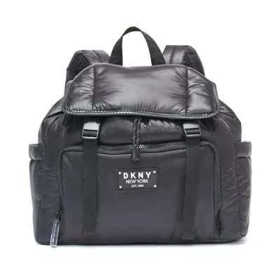 Image of DKNY Women&#039;s Casual Lightweight Backpack Computer, Black, One Size