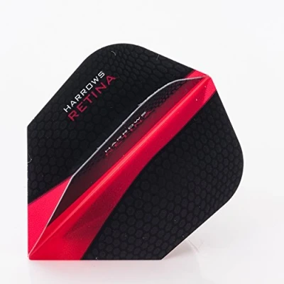 Image of 5 x SETS HARROWS RETINA RED DART FLIGHTS STANDARD