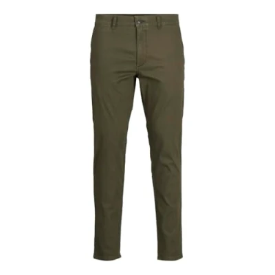 Image of JJ REBEL Men&#039;s Jrebmichael Slim Sharp Noos Trouser, Forest Night, 36 W/32 L