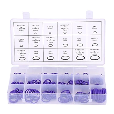 Image of Reminnbor 270p Car Air Conditioning Compressor O Ring Seal Gasket Seals (Purple)