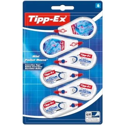 Image of Tippex Mini Pocket Mouse Décor Pack of 6 Amazon Exclusive