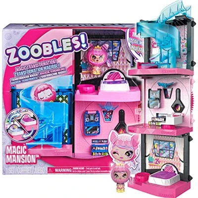 Image of Zoobles, Magic Mansion Transforming Playset with Exclusive Z Girl Collectible Figure, Kids Toys for Girls Aged 5 and above