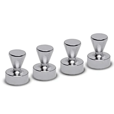 Image of Maul 6168696 Neodymium Magnet, Cone Shaped 14 Kg hellsilber