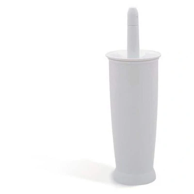 Image of Addis Closed Toilet Brush and Holder White