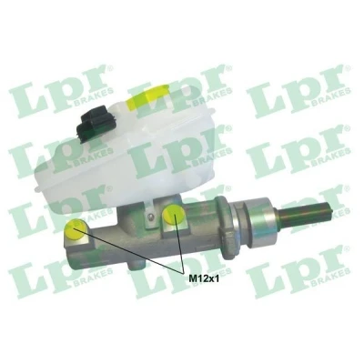 Image of 1126845, 1152438, 1197812, 1251281, 1369797 Master Cylinder LPR 1473 23,81mm Aluminium 12 x 1 (2), (2) FORD: MONDEO 3, 3 Kombi