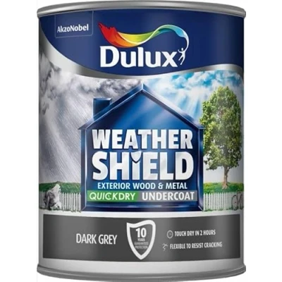Image of STX_445257 Dulux Weathershield Quick Dry Undercoat 750ml Dark Grey (5092084)