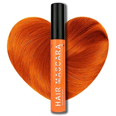 Image of Stargazer Neon Orange UV Reactive Hair Mascara, Wash Out Colour