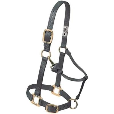 Image of Weaver Leather Original Adjustable Chin and Throat Snap Halter, 1&quot; Large Horse