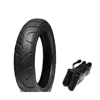 Image of 280 x 65 203 Pram Tyre &amp; Bent Valve Inner Tube (280x65 203) Buggy **1 + BV Tube**