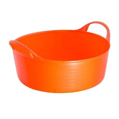 Image of Red Gorilla Mini Flexible Shallow Tubtrug (5 litres) (Orange)