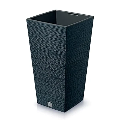 Image of Prosperplast Furu Collection 24 x 45 cm Anthracite Planter with Tank Capacity 7.5 L