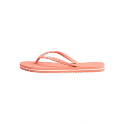 Image of Superdry Women&#039;s Vintage Classic FLIP Flop, Coral, Medium UK