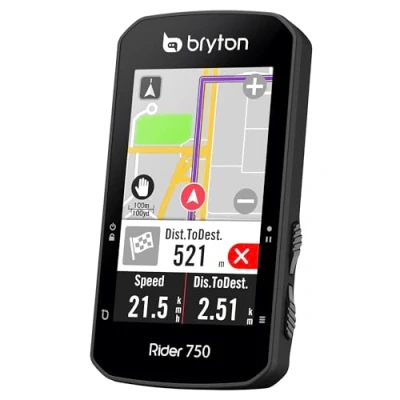 Image of Bryton RIDER 750E GPS CYCLE COMPUTER, Black