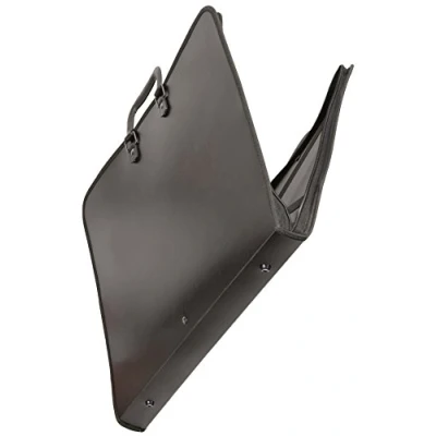 Image of Clairefontaine Ref ZPC A1Z Goldline PP Presentation Case (without rings) A1 Sized, Lightweight &amp; Durable, Full Interior Pocket, Elastic Straps, Nylon Zip Black