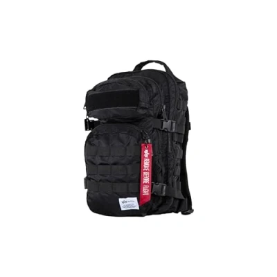 Image of Alpha Industries Tactical Backpack Unisex Rucksack, Size: One Size, Black
