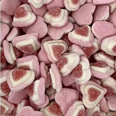 Image of Triple Hearts 700g Re Sealable Pouch by The Gourmet Sweet Company