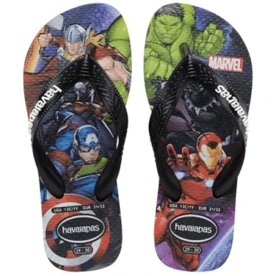 Image of Havaianas Kids Top Marvel II, Black, 4.5/5