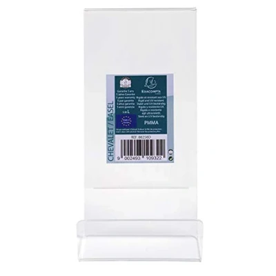 Image of Exacompta Acrylic Easel 10x11x15cm Clear