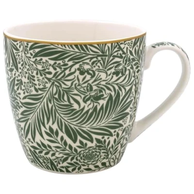 Image of The Leonardo Collection William Morris&#039; Larkspur Design Fine China Breakfast Mug