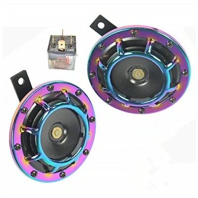 Image of YIDA Eletric Car Horn Kit 12V 135db twins auto Super Loud High Tone and Low Metal Twin with Bracket for Cars Trucks SUVs RVs Vans Motorcycles Off road Boats