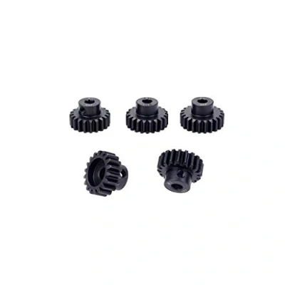 Image of DollaTek 5PCS M1 5mm 18T 19T 20T 21T 22T steel metal Pinion Engine Gear for Rc Car 1/8 Brushed Brushless Motor