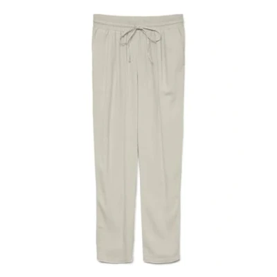 Image of Vero Moda Womenss Jesmilo Linen Blend Trousers in Natural Cream viscose Size 6 UK