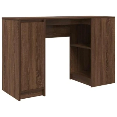 Image of vidaXL Desk Brown Oak 120x42x76 cm Engineered Wood