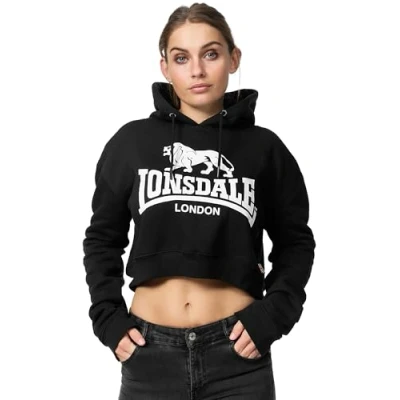 Image of Lonsdale London Roxeth Hooded Sweater Black S