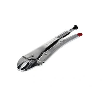 Image of Gedore Red Grip Pliers with Self Clamp Function, 6 cm Span, Adjustment Screw and Release Lever, Chrome Vanadium Steel, 12 Inch Length