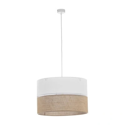 Image of TK Lighting Linobianco pendant light with Jute