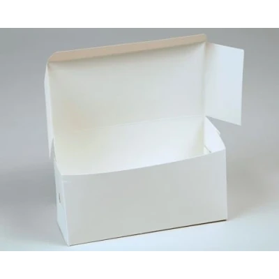 Image of bag it Paper Cake Boxes Single Slice/Cupcakes Wedding Birthday Party Favor 4&quot; x 8&quot; Pack of 50