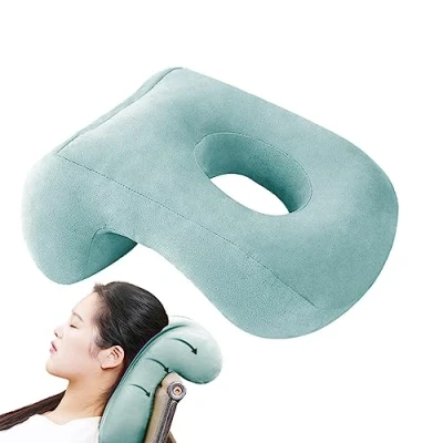 Image of Lambo Desk Pillow For Napping, Face Down Sleeping, Comfortable Soft Wedge Cushion Pillow, Facedown Sleeping Neck Back Support