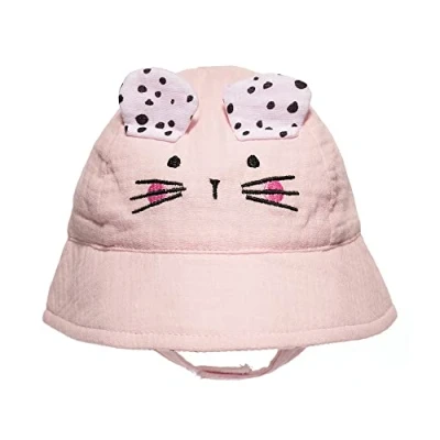 Image of Undercover Baby Bucket Hat with Strap GL666 Pink 3 6 Months