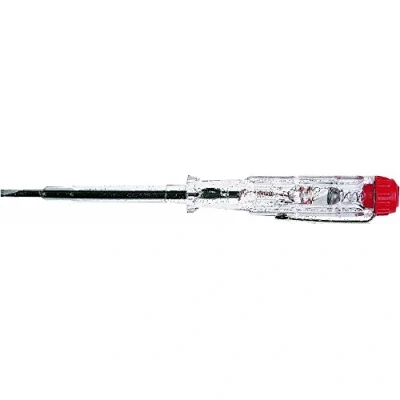 Image of Bahco 806 1 2 Insulated Screwdriver/Voltage Tester, Transparent/Red, 190 mm