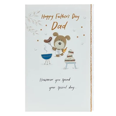 Image of UK Greetings Father&#039;s Day Card for Dad Barbeque Design