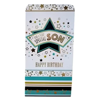 Image of Xpress yourself for A Very Special Son Birthday Money Wallet + Envelope Gift Card Cash Voucher