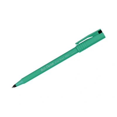 Image of Pentel R50 A Rollerball Pen Green Barrel 08mm Black (PK12)