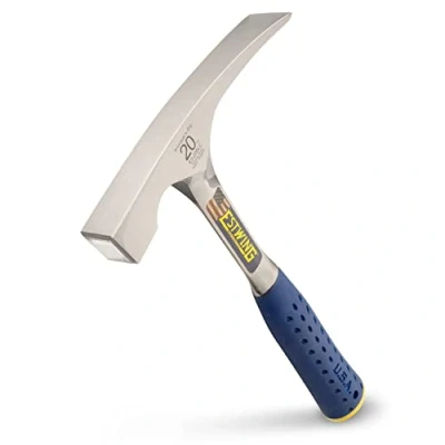 Image of Estwing E3/20BL Brick Hammer Vinyl Grip 560g (20oz), Silver