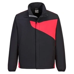 Image of PW2 Softshell Jacket (Black &amp; Red) Large