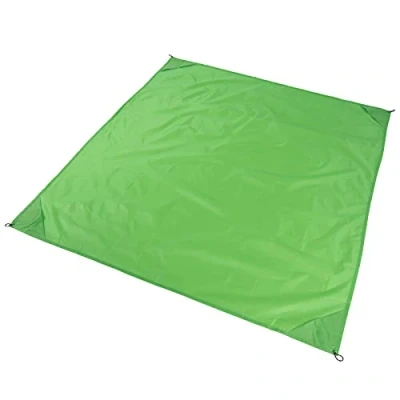 Image of Picnic Blanket, 55. 1x59. 0in Oxford Cloth Mat Beach Tent Carpet Outdoor Pocket Blanket for Picnics Camping