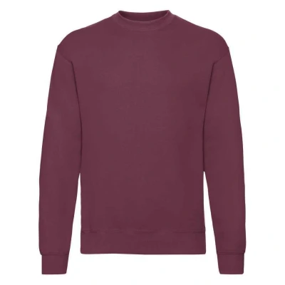 Image of Fruit of the Loom Unisex Adult Classic Drop Shoulder Sweatshirt (Burgundy) Size 3XL